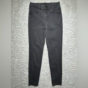 American Eagle Jeans Womens 4 Curvy Hi Rise Jegging Black Stretch Casual Party